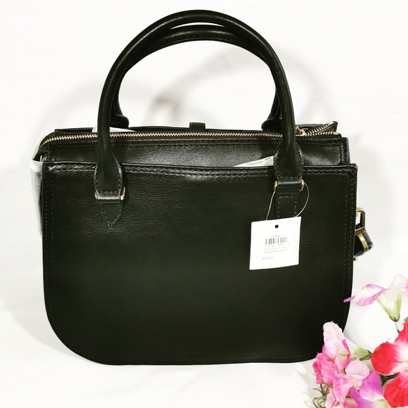 Fossil Ryder Satchel Patchwork Black Multi - Picture 2 of 5